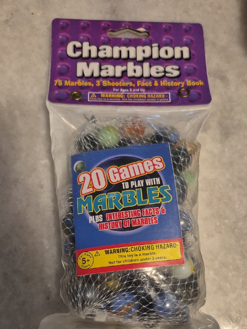 Champion Marbles Pack - Multi Color